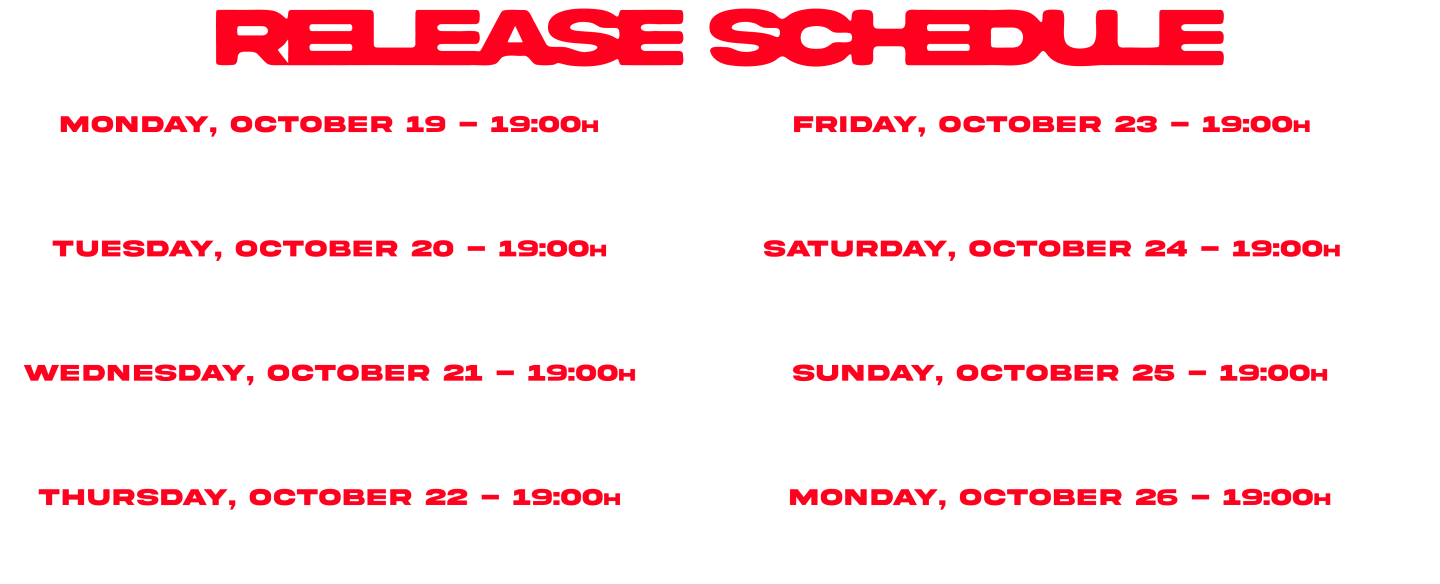 Release schedule